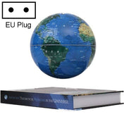 6 inch Bilingual Dark Blue Colored Light Magnetic Levitation Globe + Book Shape Base Office Crafts Ornaments, EU Plug Eurekaonline