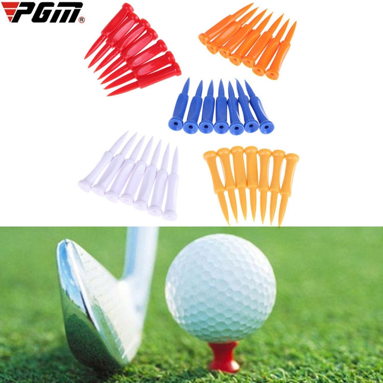 60 PCS PGM QT012 Golf Ribbon Needle Golf Plastic Ball TEE, Random Color Delivery, Specification: 68mm Eurekaonline