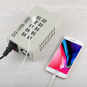 60W 12A 20 USB Ports Fast Charger Station Travel Desktop Charger Power Adapter Eurekaonline