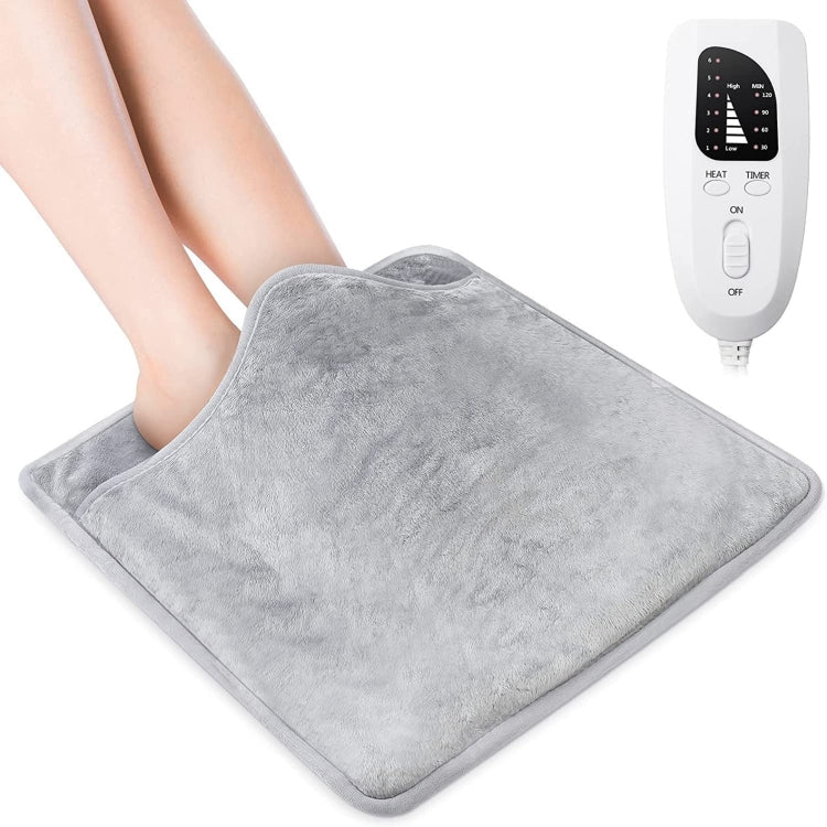 60W  Electric Feet Warmer For Women Men Pad Heating Blanket UK Plug 240V(Dark Gray) Eurekaonline