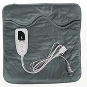 60W  Electric Feet Warmer For Women Men Pad Heating Blanket UK Plug 240V(Silver Gray) Eurekaonline