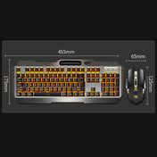 670 Wireless Charging Gaming Glow Keyboard and Mouse Set(Black) Eurekaonline