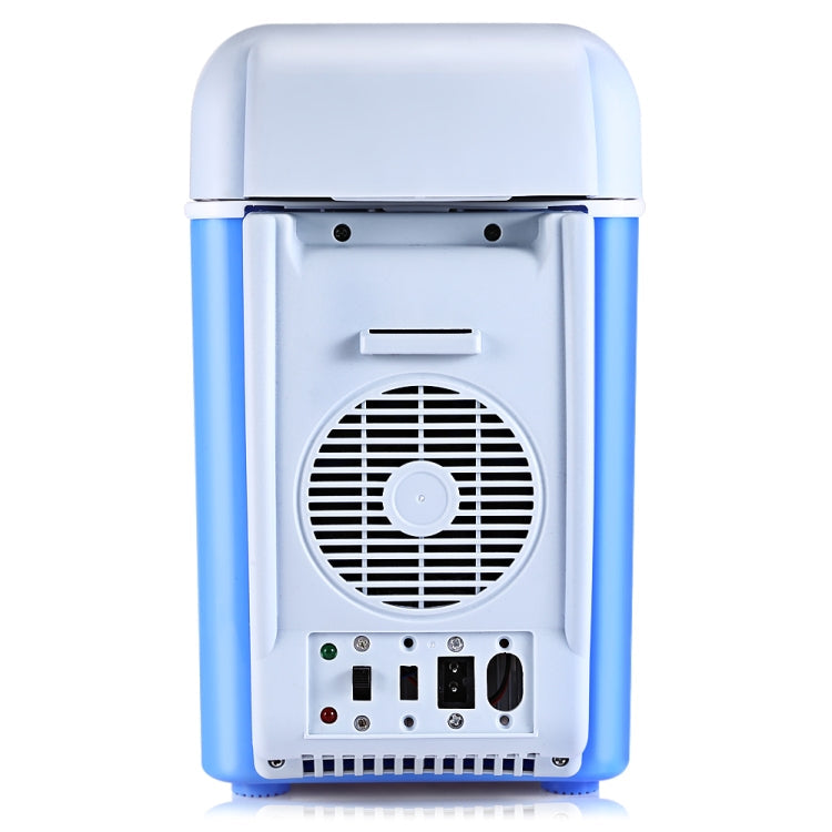 7.5L Capacity Portable Car Refrigerator Cooler Warmer Truck Thermoelectric Electric Fridge for Travel RV Boat(Blue) Eurekaonline