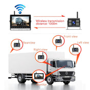 7 Inch Digital Wireless Reversing Image 1080P Video System Truck Monitoring Driving Recorder 4 Division+4 Night Video Camera Eurekaonline