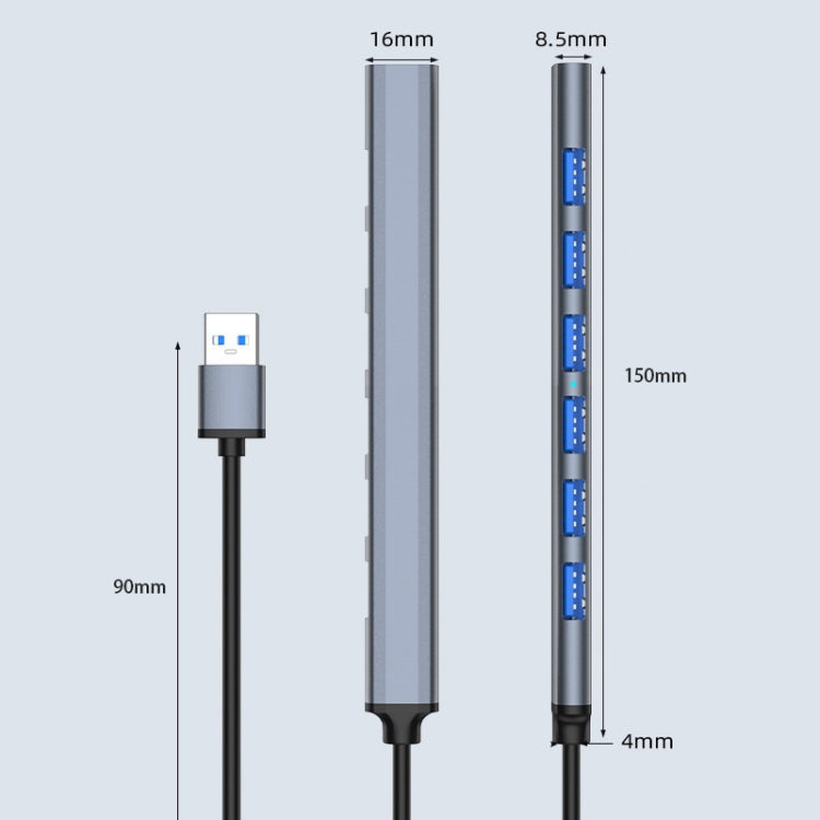 7 in 1 USB3.0 Docking Station Laptop Multifunctional HUB(USB Interface) Eurekaonline