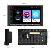 7 inch Carplay GPS Navigation Reverse Integrated Machine, Style: Standard+12 Light Camera(2+32G) Eurekaonline