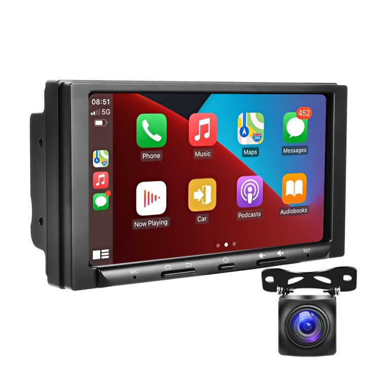 7 inch Carplay GPS Navigation Reverse Integrated Machine, Style: Standard+AHD Camera(2+32G) Eurekaonline