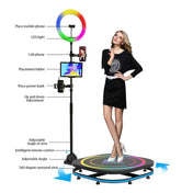 70cm Square 360 Photo Booth Electric Rotating Small Stage For Parties and Weddings Eurekaonline