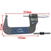 75-100mm Electronic Digital Micrometer (resolution 0.001mm) Eurekaonline