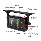 8 Bar Solar Wireless Tire Pressure Monitoring System TPMS 6 External Sensors for 6-wheel Truck Bus Eurekaonline