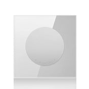 86mm Round LED Tempered Glass Switch Panel, Gray Round Glass, Style:One Open Multiple Control Eurekaonline