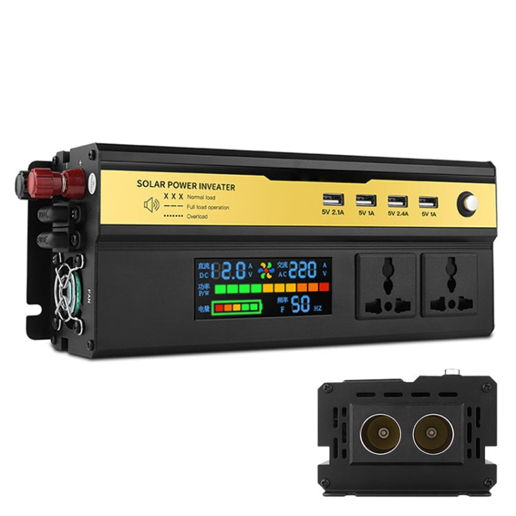 8896 2200W Car Smart Multi-functional Digital Display Inverter, Specification:12V Eurekaonline