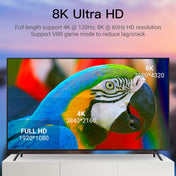 8K 60Hz HDMI 2.1 Female to DP Male Adapter Eurekaonline