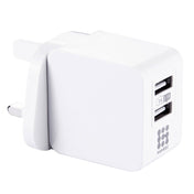 9 PCS HAWEEL UK Plug 2 USB Ports 1A / 2.1A Travel Charger Kits with Display Stand Box, For iPhone, Galaxy, Huawei, Xiaomi, LG, HTC and other Smartphones Eurekaonline