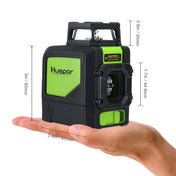 901CG H360 Degrees / V130 Degrees Laser Level Covering Walls and Floors 5 Line Green Beam IP54 Water / Dust proof(Green) Eurekaonline