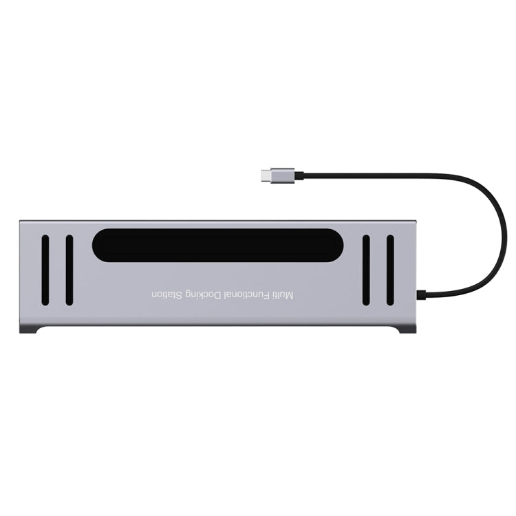  Type-C Charging + 2 HDMI + 4 USB 3.0 Ports Multifunctional HUB Converter Docking Station Eurekaonline