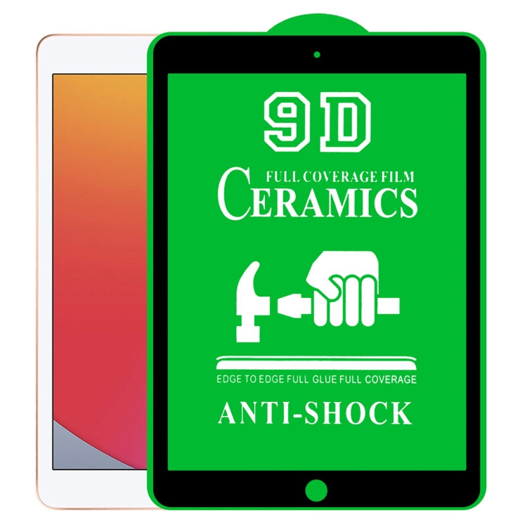 9D Full Screen Full Glue Ceramic Film For iPad 10.2 2021 / 2020 / 2019 Eurekaonline