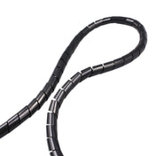 9m PE Spiral Pipes Wire Winding Organizer Tidy Tube, Nominal Diameter: 10mm(Black) Eurekaonline