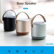 A056  Portable Outdoor Metal Bluetooth V4.1 Speaker with Mic, Support Hands-free & AUX Line In (Black) Eurekaonline