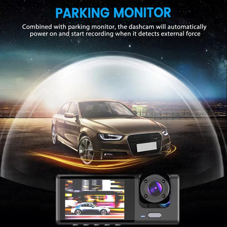 A1 3-lens Video HD Night Vision Car Driving Recorder Eurekaonline