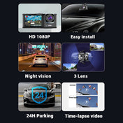 A1 3-lens Video HD Night Vision Car Driving Recorder Eurekaonline