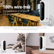 A1 WiFi Wireless 720P IP Camera, Support Night Vision / Motion Detection / PIR Motion Sensor, Two-way Audio, Built-in 3000mAh Rechargeable Battery Eurekaonline