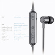 A10 Bluetooth 5.0 Neck-mounted Sport Wireless Bluetooth Earphone (Black) Eurekaonline