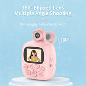 A18 HD Printable Cartoon Kids Digital Camera with Rotating Lens, Spec: Blue+32G Eurekaonline