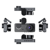 A2 Triple Lens Car Dash Camera Driving Recorder (Black) Eurekaonline