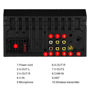 A2891 7 inch Car HD MP5 Carplay Bluetooth Music Player Reversing Image All-in-one Machine Support FM / U Disk with Remote Controler, Style:Standard + 8LEDs Light Camera Eurekaonline