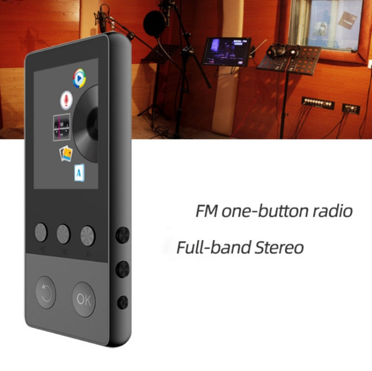 A5 1.8 inch Sports Bluetooth MP3 Music MP4 Video Player, Support Speaker 8GB(Silver) Eurekaonline