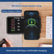 A7 High-power 100W 4 x PD 20W + QC3.0 USB Charger +15W Qi Wireless Charger Multi-port Smart Charger Station, Plug Size:EU Plug Eurekaonline