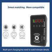 A7 High-power 100W 4 x PD 20W + QC3.0 USB Charger +15W Qi Wireless Charger Multi-port Smart Charger Station, Plug Size:EU Plug Eurekaonline