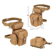 A90 Waterproof Oxford Cloth Messenger Bag Photography Equipment Sports Leg Bag(Army Green) Eurekaonline