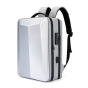 ABS Hard Shell Gaming Computer Backpack, Color: 15.6 inches (Silver) Eurekaonline