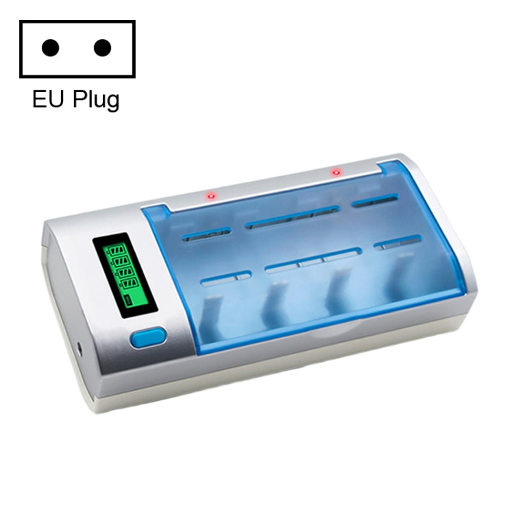  D Size Battery, with LCD Display, EU Plug Eurekaonline