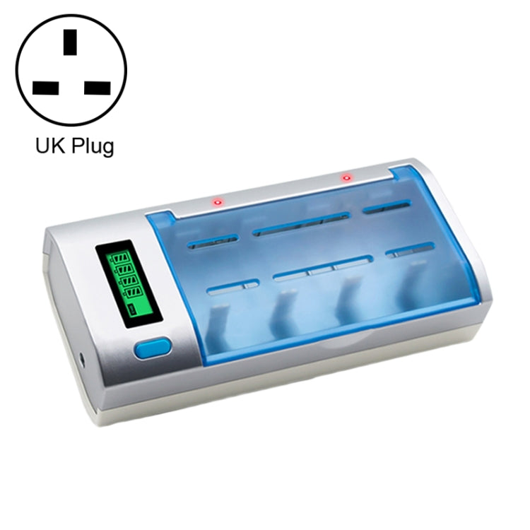  D Size Battery, with LCD Display, UK Plug Eurekaonline