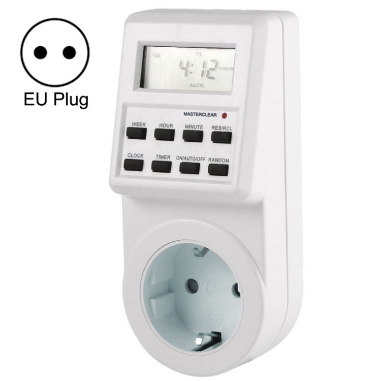 24 Hours Changeable Timer Switch Socket, EU Plug Eurekaonline