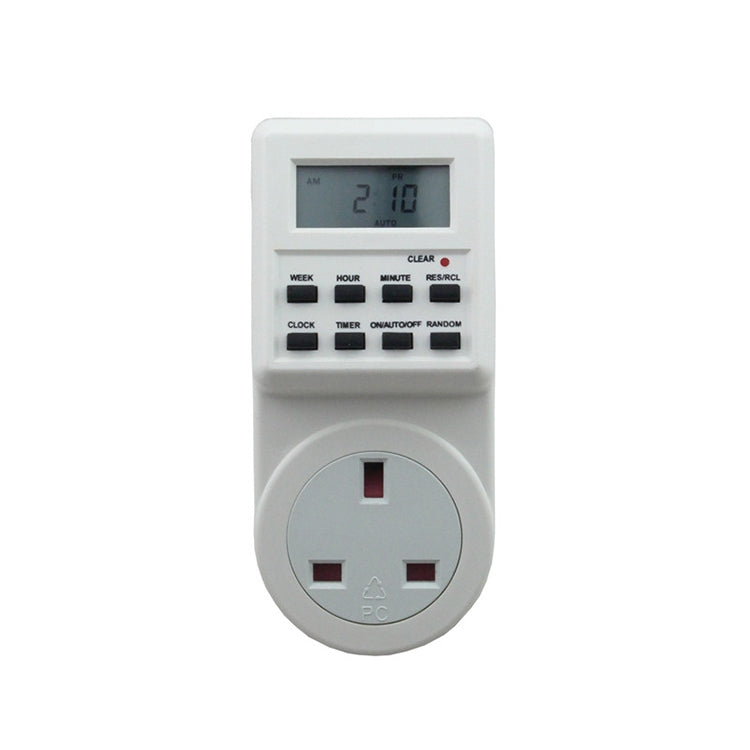 24 Hours Changeable Timer Switch Socket, UK Plug Eurekaonline