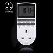 AC 230V Smart Home Plug-in LCD Display Clock Summer Time Function 12/24 Hours Changeable Timer Switch Socket, UK Plug Eurekaonline