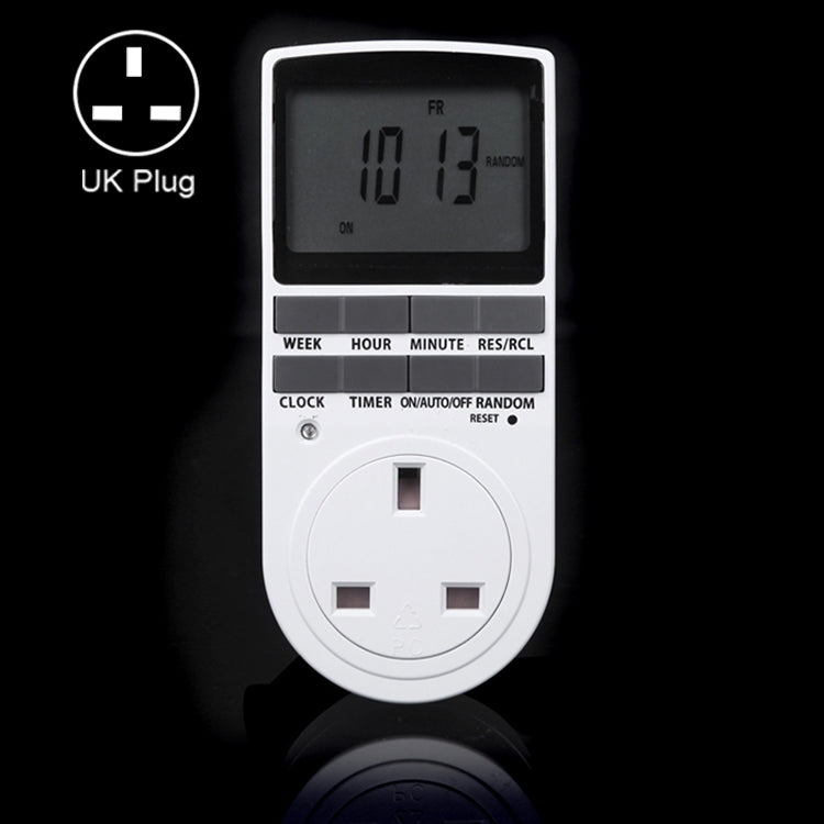 24 Hours Changeable Timer Switch Socket, UK Plug Eurekaonline