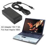 AC Adapter 19V 7.9A for Acer Aspire 1800, Output Tips: 5.5 x 2.5mm(Black) Eurekaonline