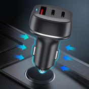 ACC-579 53W USB+ Dual USB-C/Type-C Fast Charge Car Charger(White) Eurekaonline
