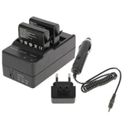 AHDBT-401 Digital Camera Double Battery Charger + Car Charger + Adapter for GoPro HERO4 Eurekaonline