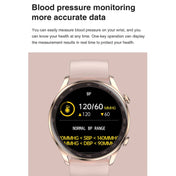 AK32 1.36 inch IPS Touch Screen Smart Watch, Support Bluetooth Calling/Blood Oxygen Monitoring,Style: Silicone Watch Band(Black) Eurekaonline