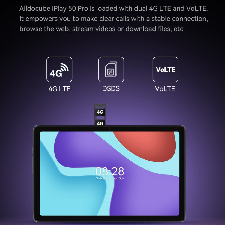 ALLDOCUBE iPlay 50 Pro 4G Call Tablet, 10.4 inch, 8GB+128GB