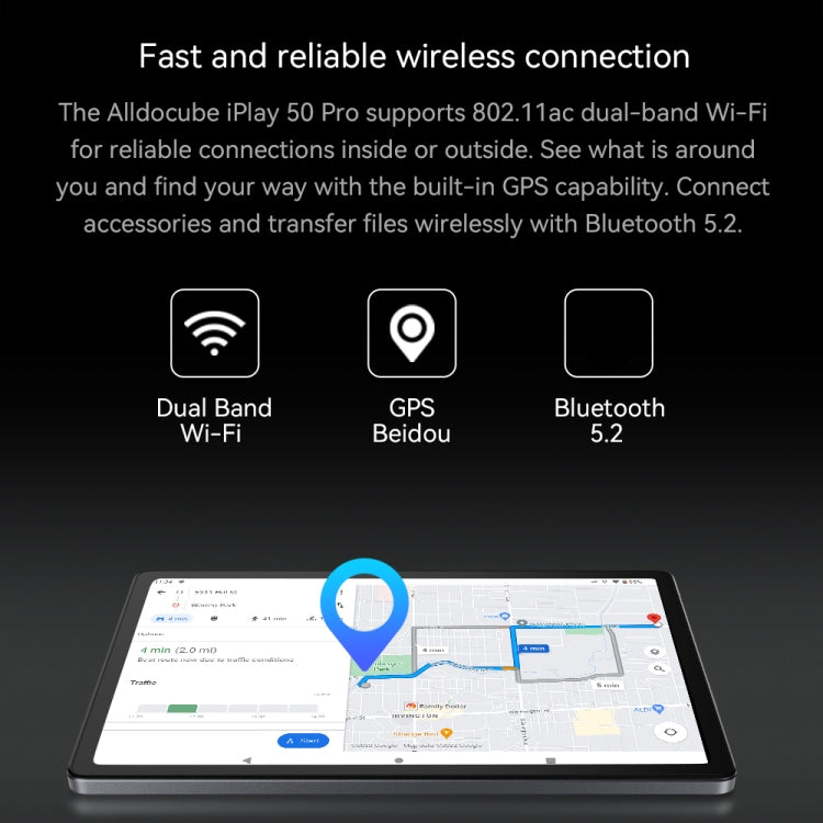 ALLDOCUBE iPlay 50 Pro 4G Call Tablet, 10.4 inch, 8GB+128GB, Android 12 Helio G99 Octa Core 2.0GHz, Support GPS & BT & Dual Band WiFi & Dual SIM (Grey) Eurekaonline