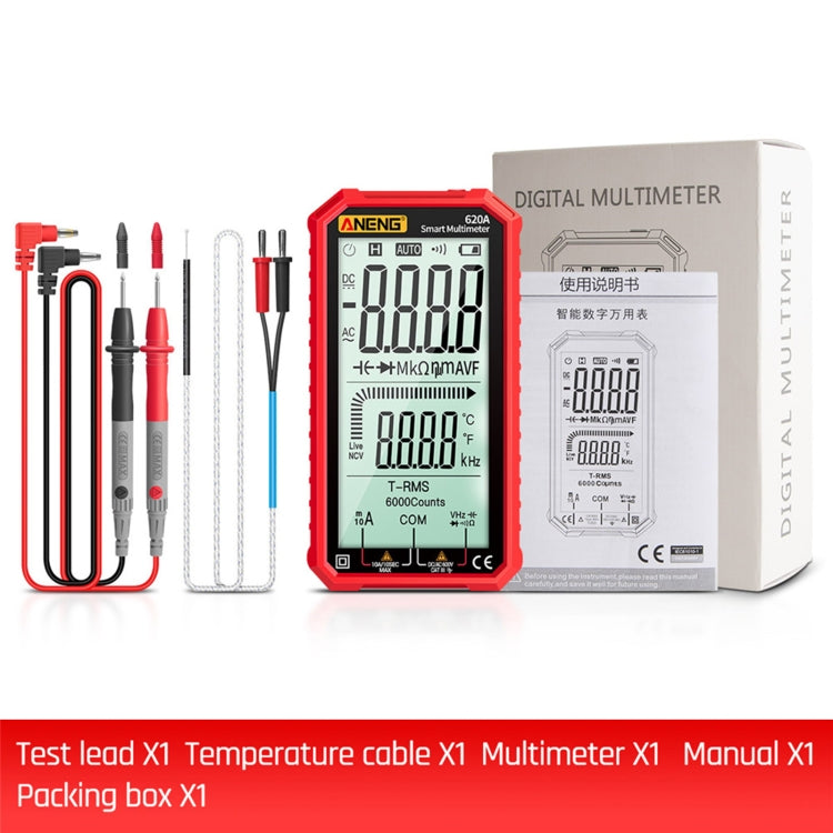 Touch Multimeter ANENG 620A Full Display With 2 AAA Battery