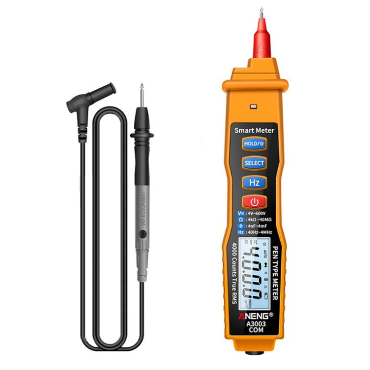 ANENG A3003 Multi-Function Pen-Type High-Precision Smart Multimeter(Orange) Eurekaonline