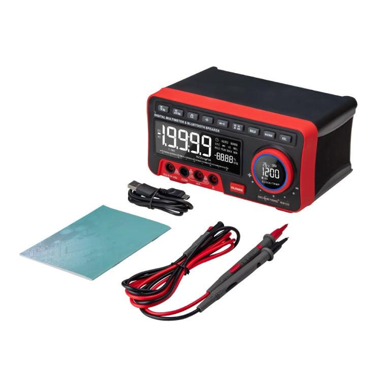 ANENG AN-888S Bluetooth Audio Display Voltage Current Multimeter, Standard No Battery(Black Red) Eurekaonline